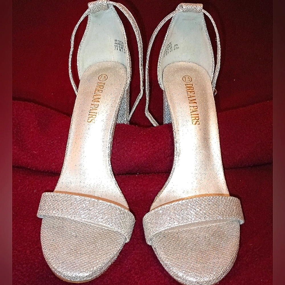 Women's Chunky Heel Pump Sandals